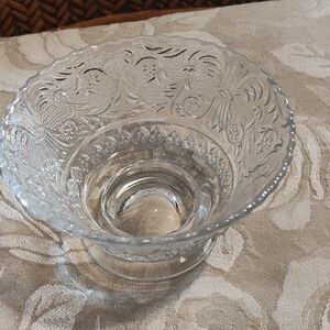 Elegant Clear Glass Bowl